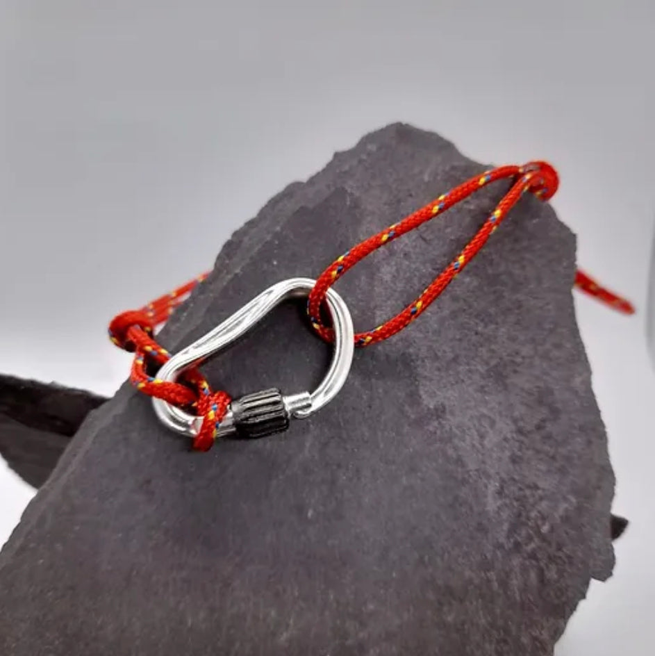 Lockable Carabiner Atom Lock Bracelet/Necklace